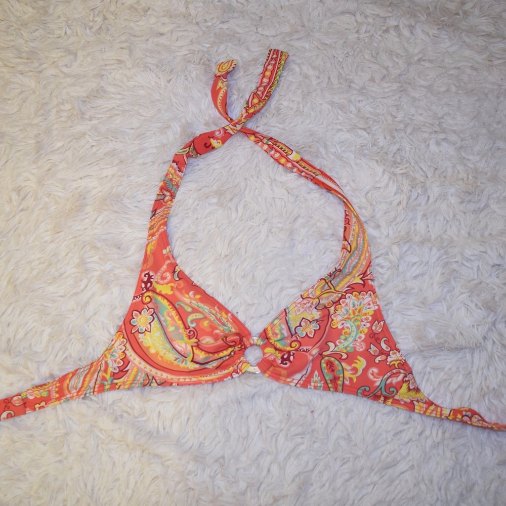 Lauren Ralph Lauren paisley bikini top only